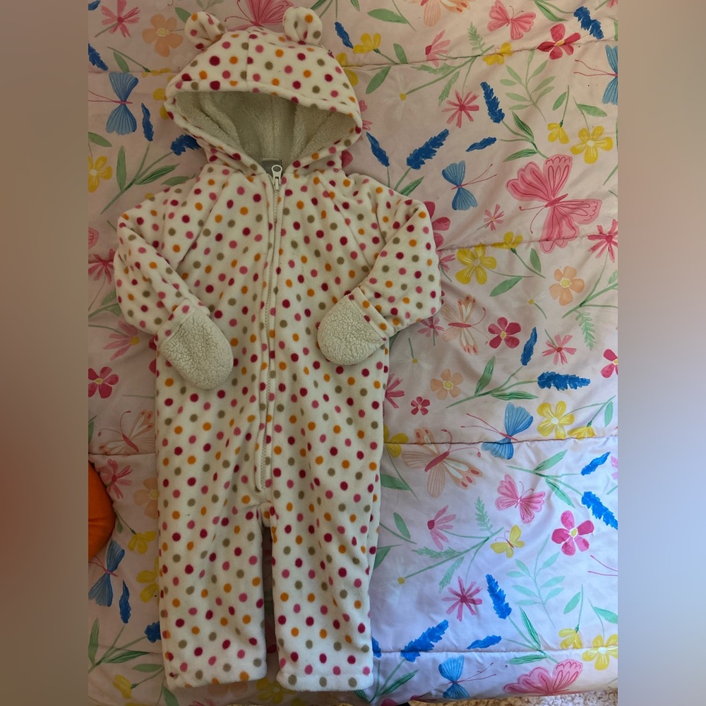 Old Navy Polka Dot Kids Jacket - Red and White
